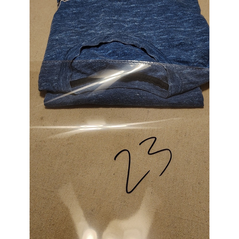 Hollister Men T-Shirt Blue Space Dye Marl Crew Neck Short Sleeve Seagull Logo 23 - Picture 6 of 6